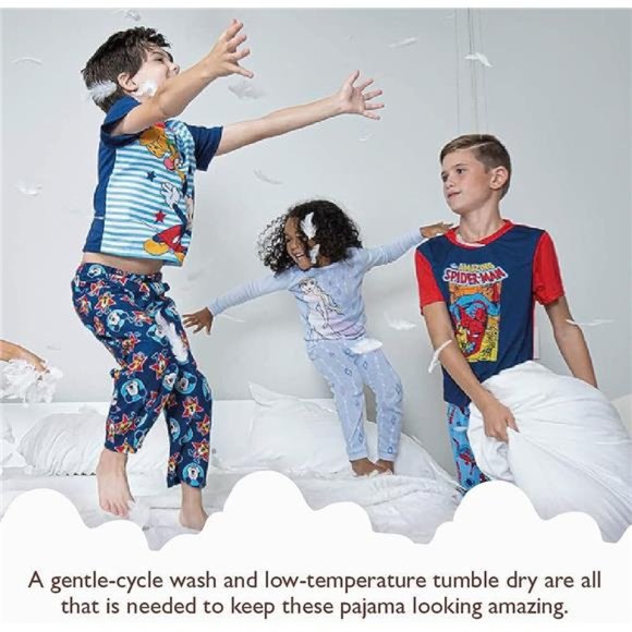 NEW With Tags Disney 100% Cotton Pajama Set Mickey Minnie Mouse 2-Piece - Picture 3 of 6